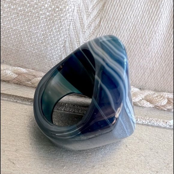 Natural Semi-Precious Stone Ring - Picture 7 of 7